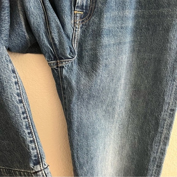 7 For All Mankind Baby Jo Crop Jean In Havana Rigid 32 - Picture 6 of 13